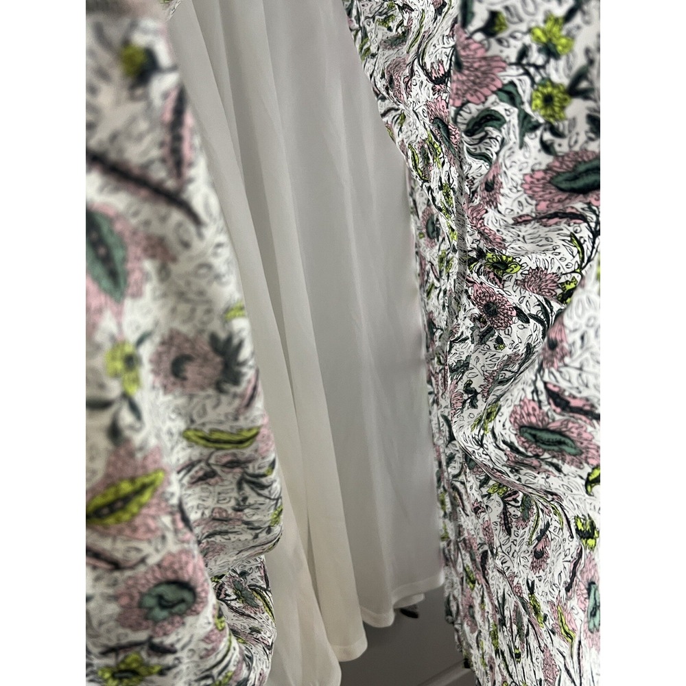 Torrid Dress Women Plus Size 2 Midi Wash Gauze Tiered Floral Multicolor 40261097 - Picture 11 of 16
